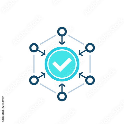 positive impact, vector illustration