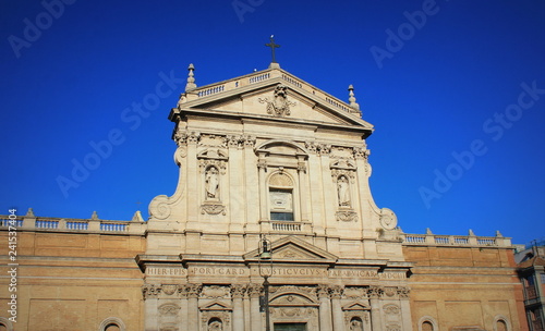 Rome, Italy - church of Saint Susanna at the Quirinal Hill. Baroque facade photo