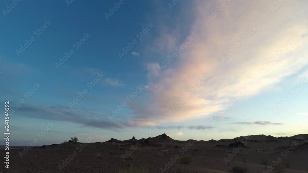 Mongolia. Gobi Desert. Time lapse. Mongolia. Gobi Desert. Time lapse.