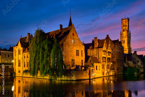 Famous view of Bruges, Belgium © Dmitry Rukhlenko