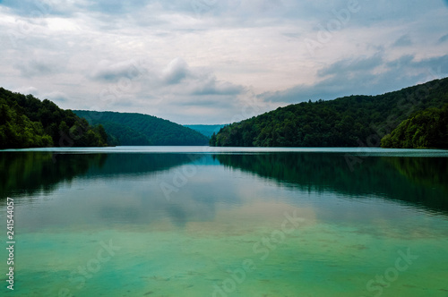 Turqoise Lake at Plitvicer Lakes  Croatia