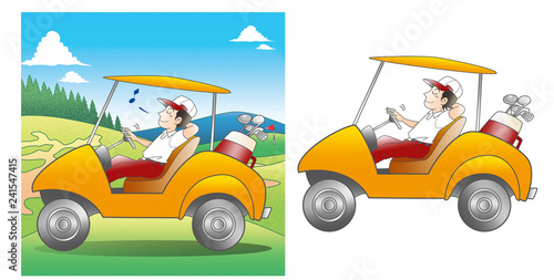 ゴルフカート Stock イラスト Adobe Stock ゴルフカート Stock イラスト Adobe Stock