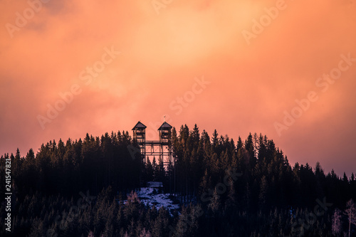 Turm im Gebirge (Steiermark) photo