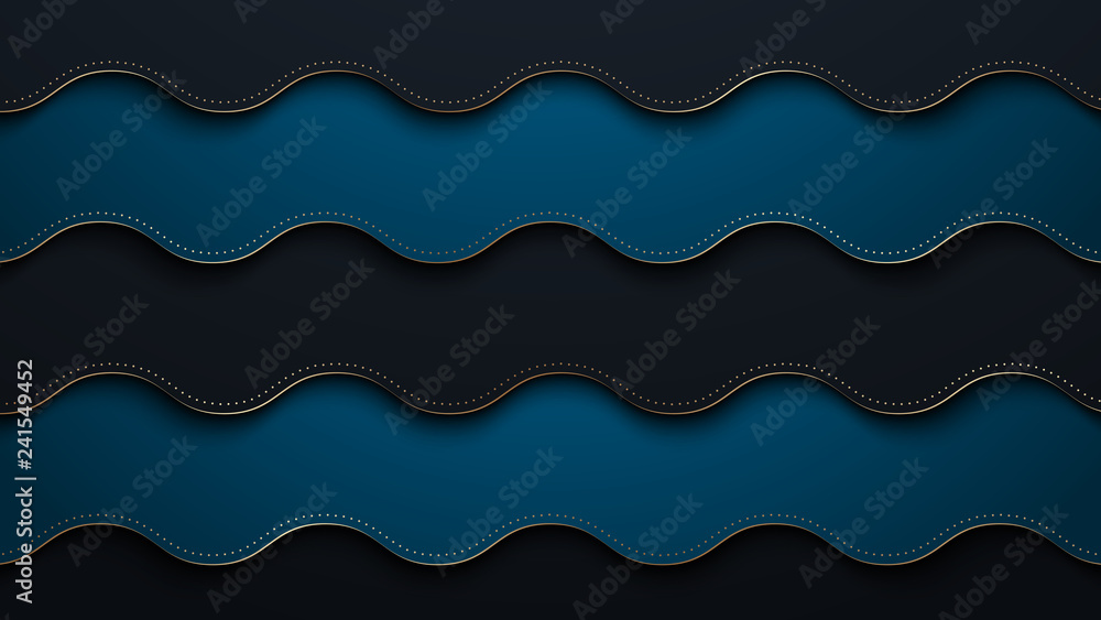 Bright paper cut background with waves layers. Bright paper cut background with waves layers.