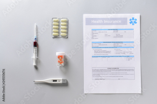 Medical insurance form with...