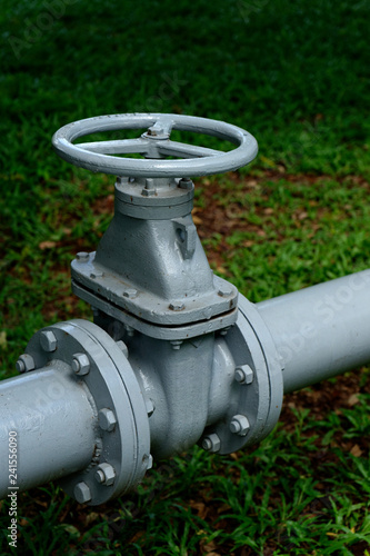 Wallpaper Mural Metal pipe and valve Torontodigital.ca