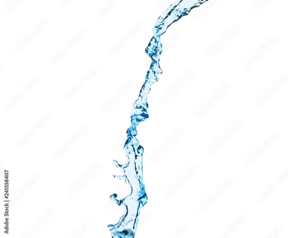 Splash of clean water on white background Splash of clean water on white background