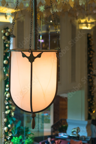 Vintage ceiling lamp interior lighting bulbs decoration contemporary