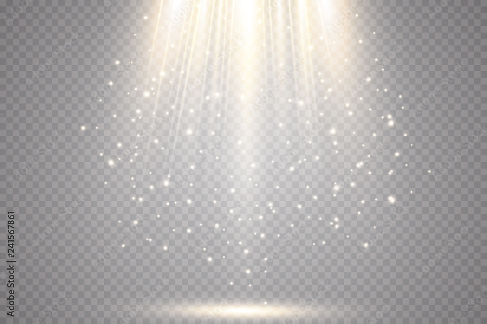 Vector Spotlights. Scene. Light Effects. Vector Spotlights. Scene. Light Effects.