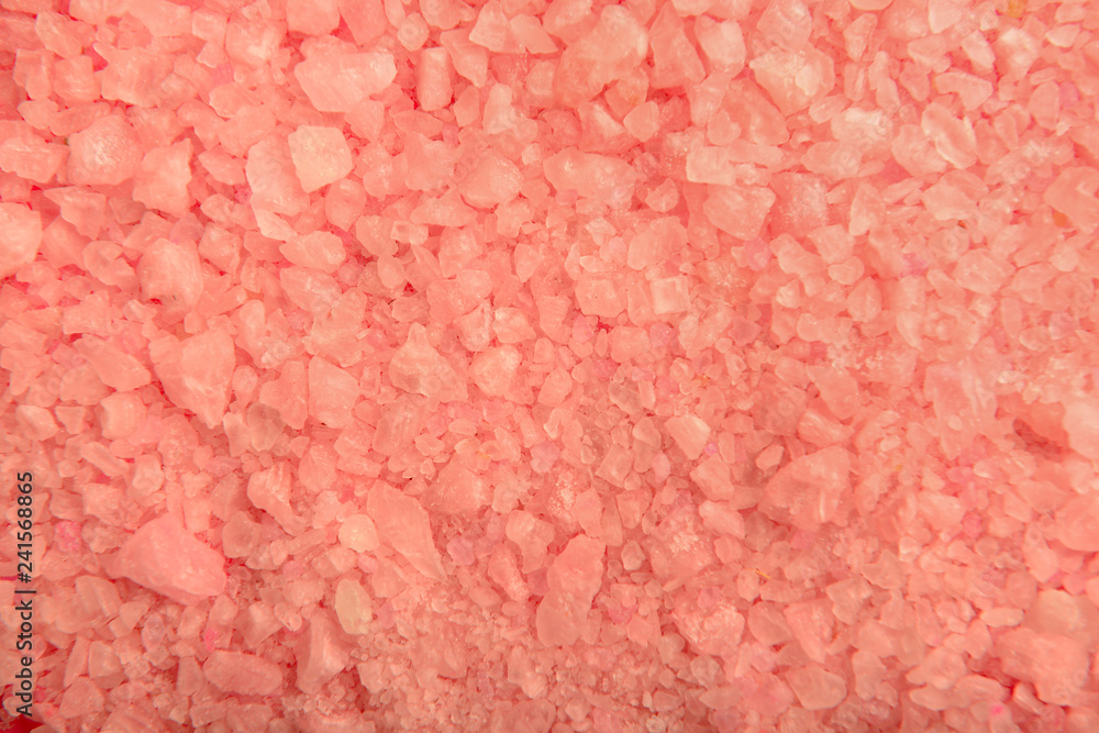 Fototapeta premium Heap of sea salt, closeup