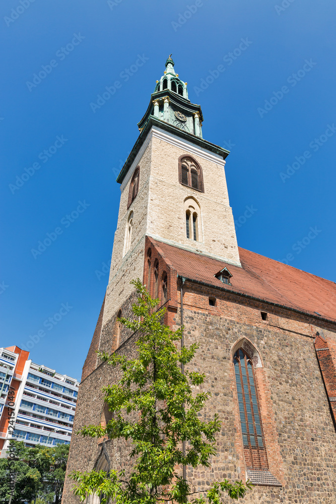 The Church of St. Mary in Berlin, Germany.