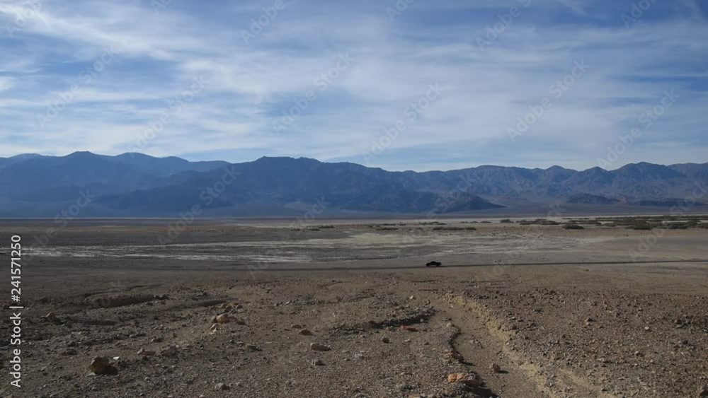 Badwater road in the Death Valley National Park Badwater road in the Death Valley National Park