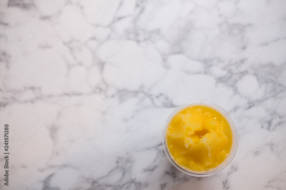 Fresh orange juice smoothie. Fresh orange juice smoothie.