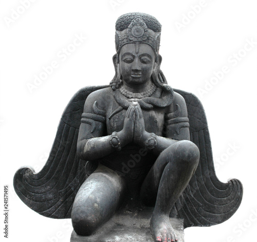 Deity Eagle Garuda in Indian and Tibetan Mythology