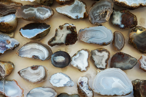 agate collection texture