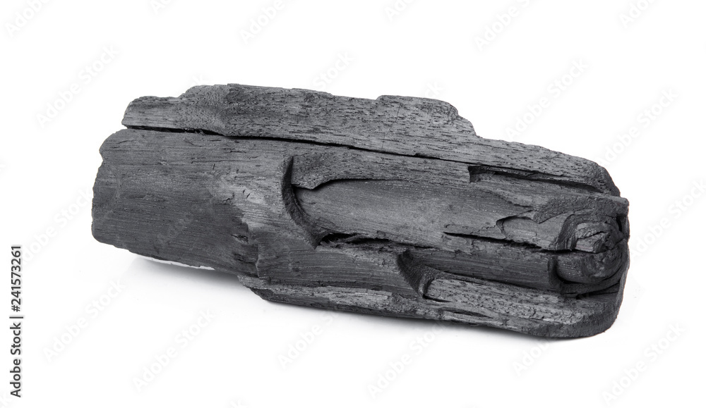 charcoal isolated on white background charcoal isolated on white background