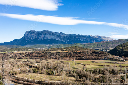 Views of the Pyrenees from de village of Ainsa