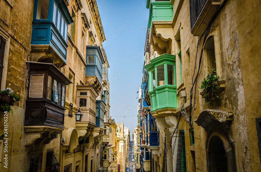 Streets of Valletta, Malta