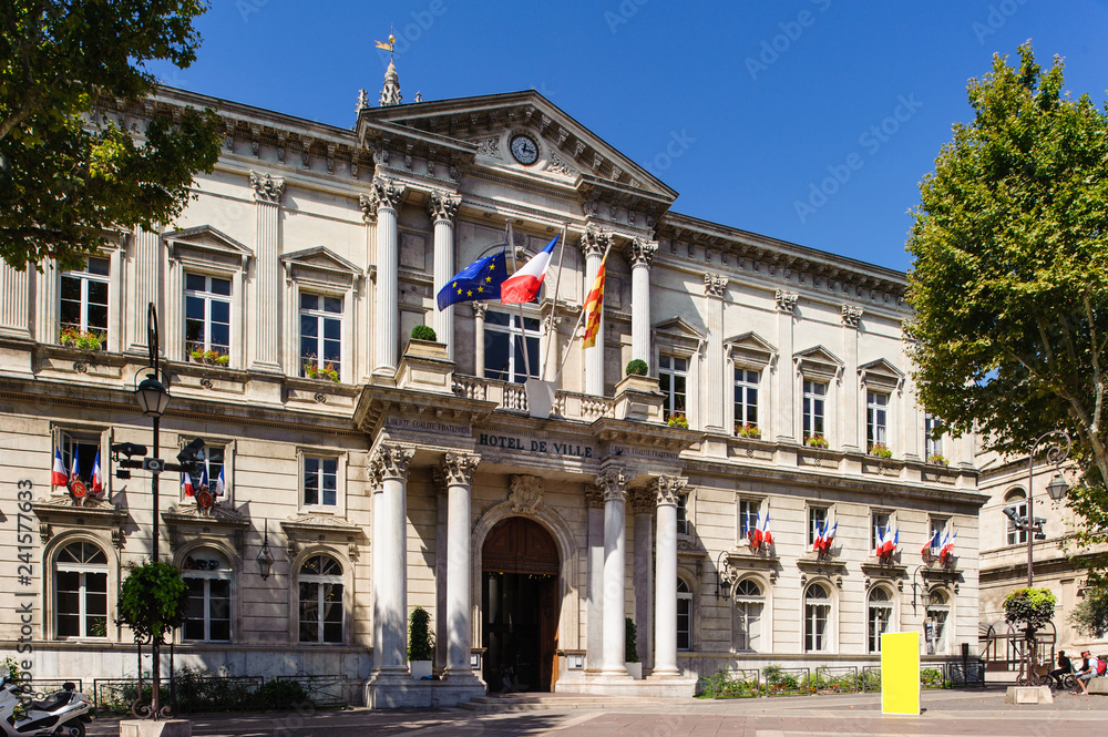 Rathaus in Avignon in Südfrankreich