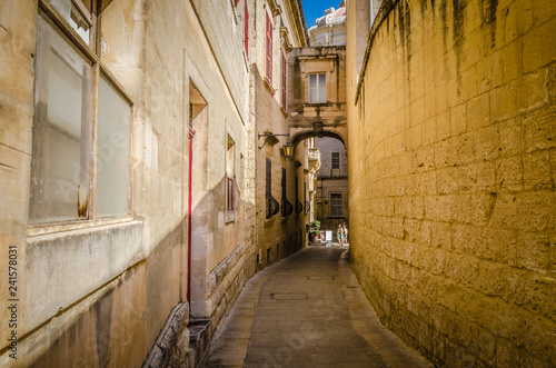 Fototapeta Naklejka Na Ścianę i Meble -  Alleys of Mdina, Malta, the silent city.