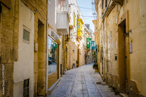 Alleys of Mdina, Malta, the silent city.