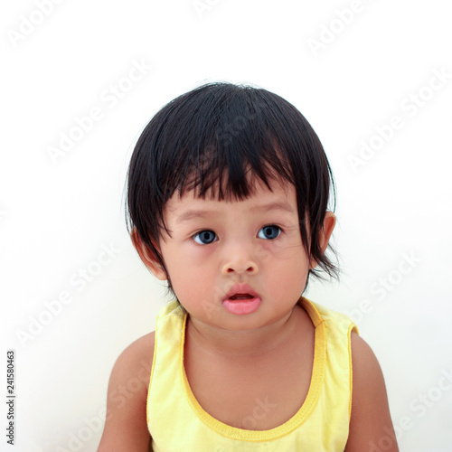 Little asian child.