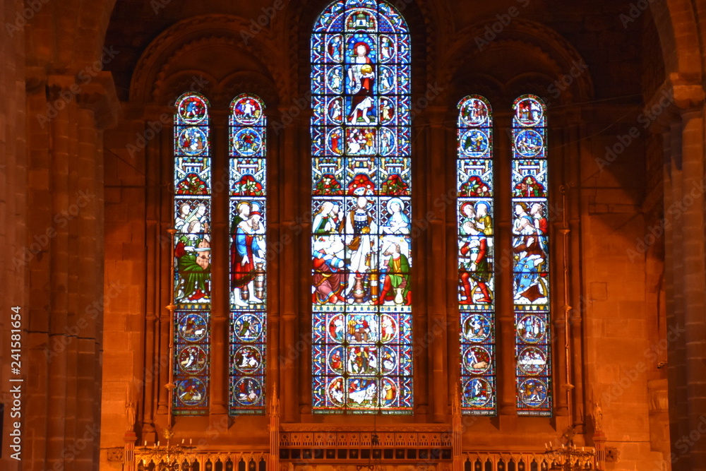 Stained Glass Window, England