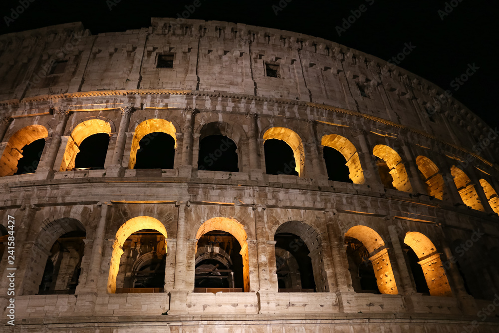 Naklejka premium Colosseum in Rome, Italy