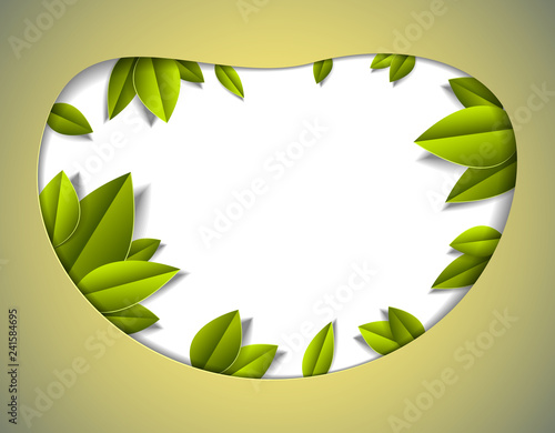 Background with green fresh...