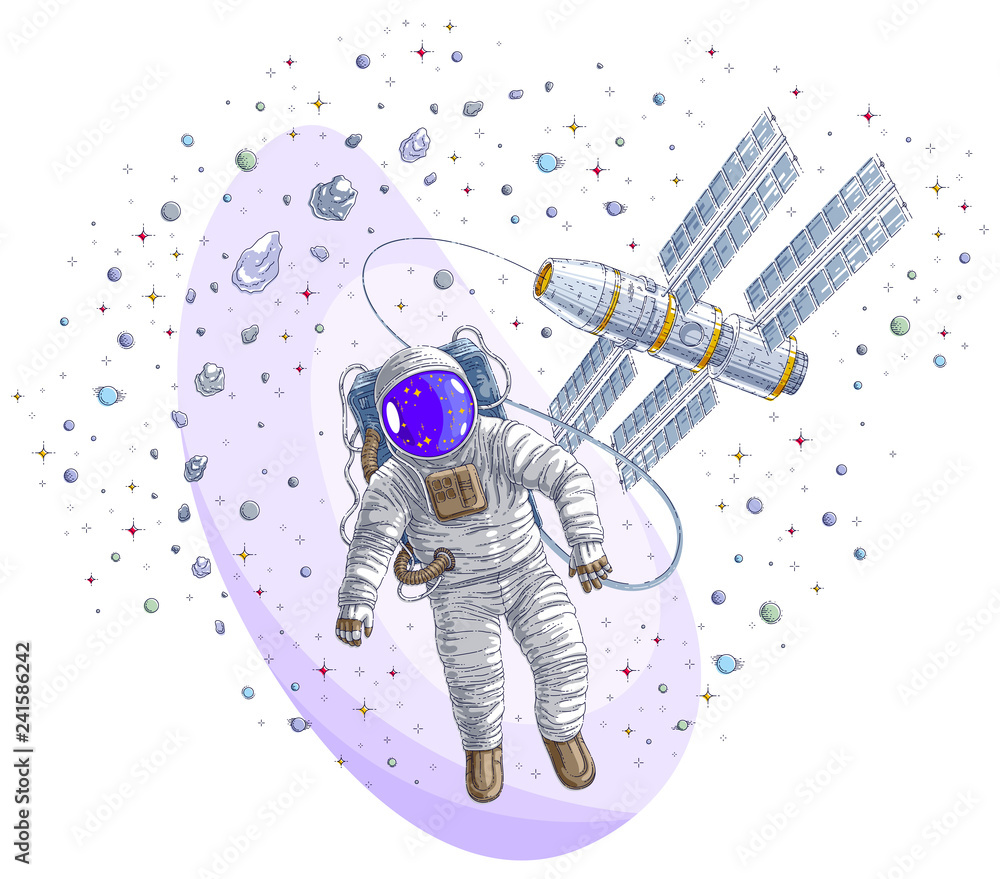 Вопросы связанные с космосом. Открытый космос. Рисунок связанный с космосом. Человек на космической станции рисунок. Космонавт МКС 2 класса рисунок.