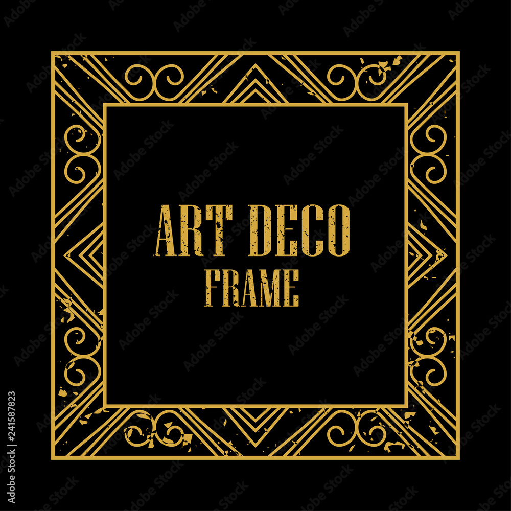 Art Deco Retro Frame Art Deco Retro Frame