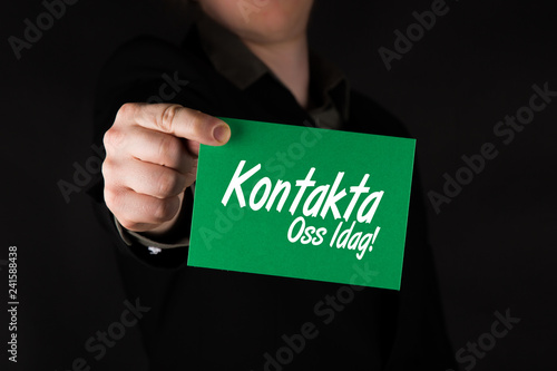 Contact us today in Swedish 