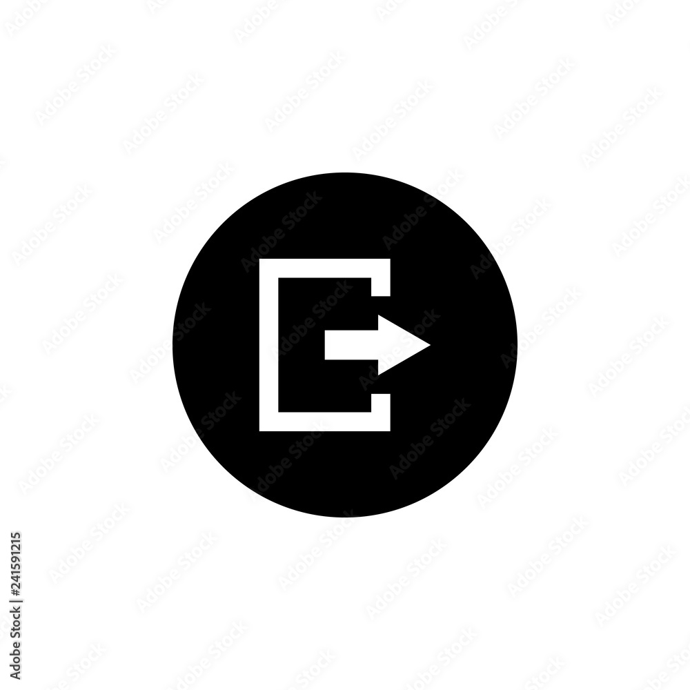 exit icon. logout icon. sign out icon exit icon. logout icon. sign out icon