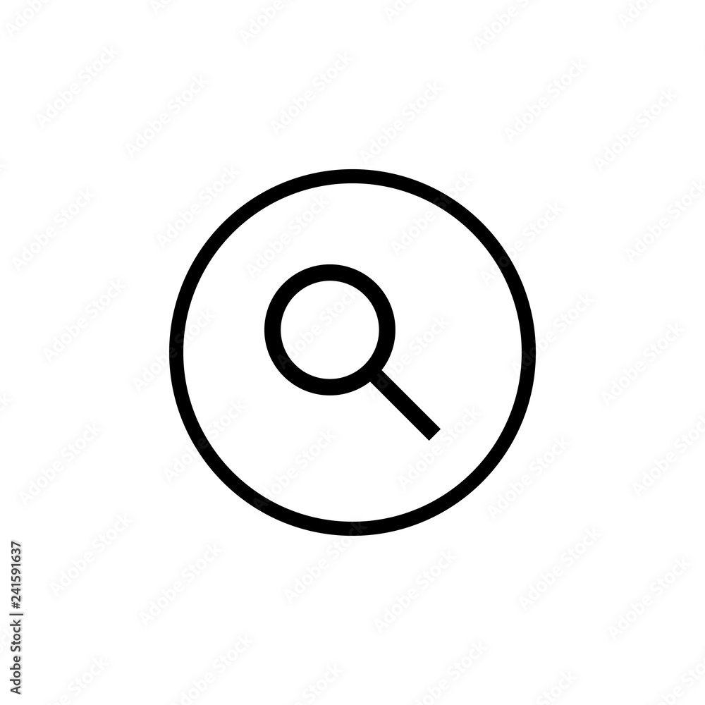 Search icon vector. search magnifying glass icon Search icon vector. search magnifying glass icon