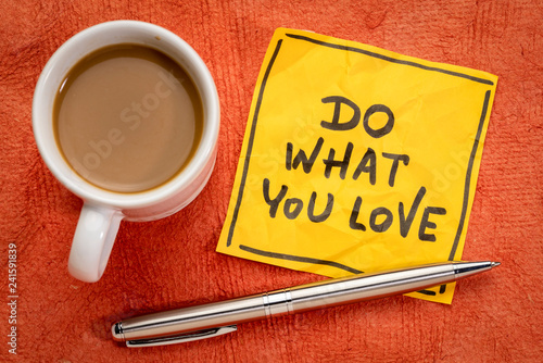 do what you love - advice or reminder