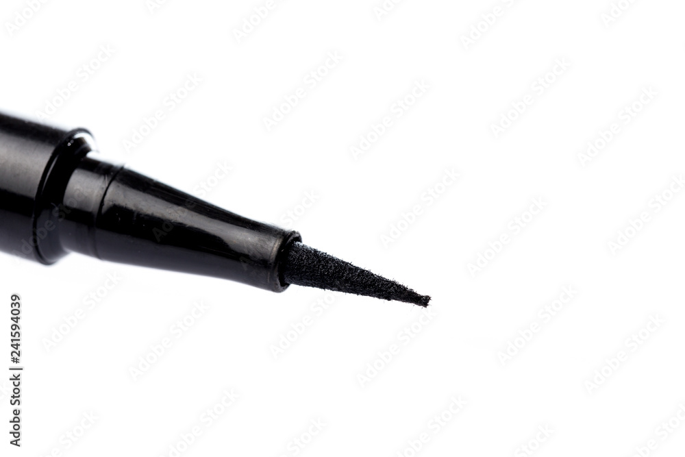 Cosmetic eyeliner isolated on white. Cosmetic eyeliner isolated on white.