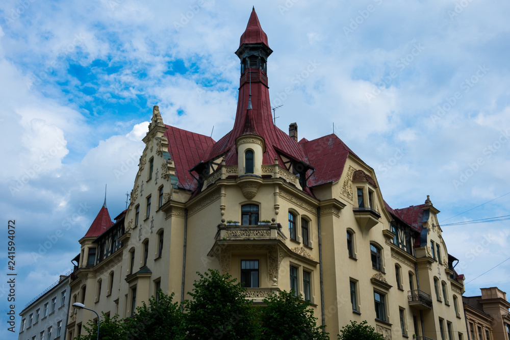 Fototapeta premium Art Nouveau District (Jugendstil) in Riga, Latvia