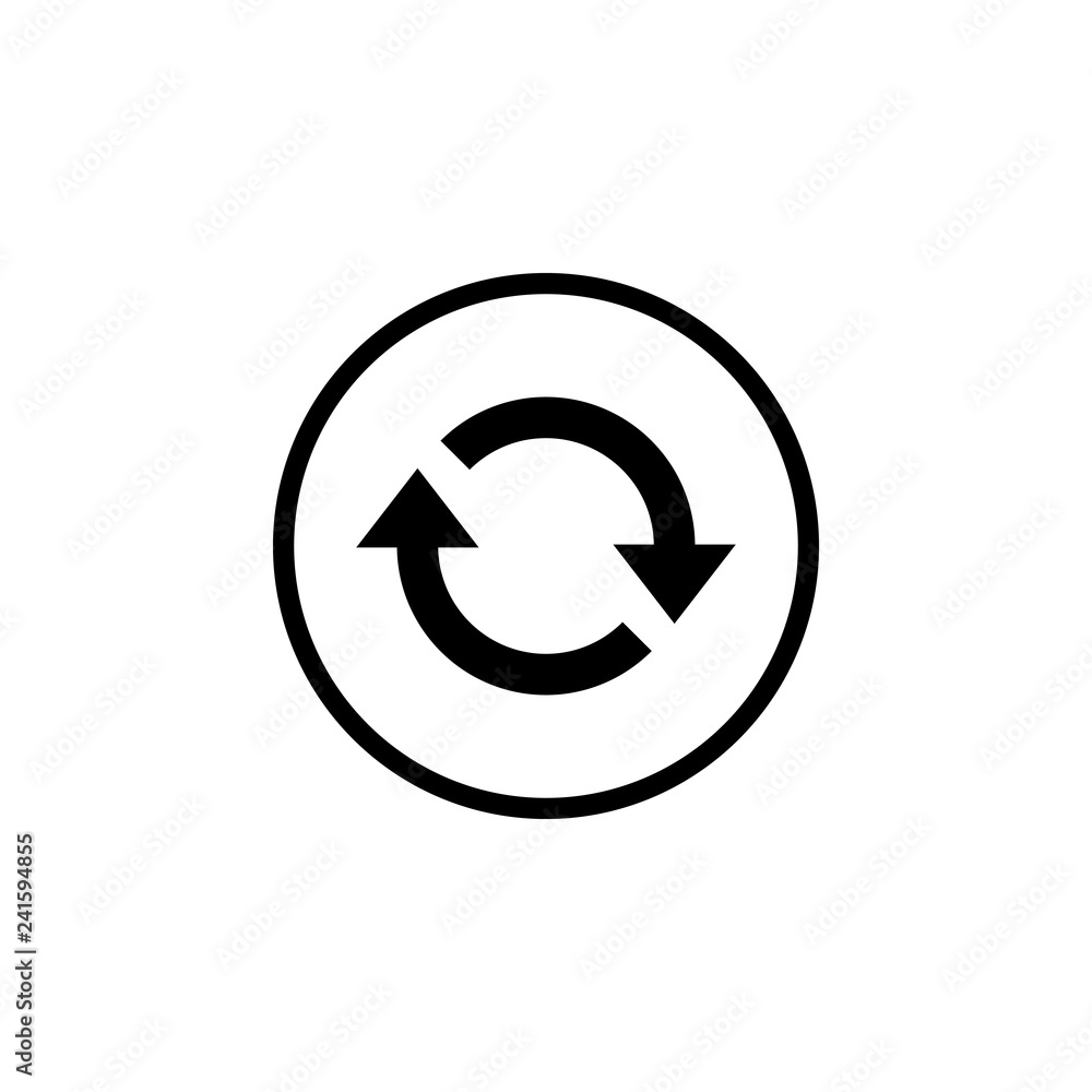 Update icon vector. Reload symbol. refresh icon Update icon vector. Reload symbol. refresh icon
