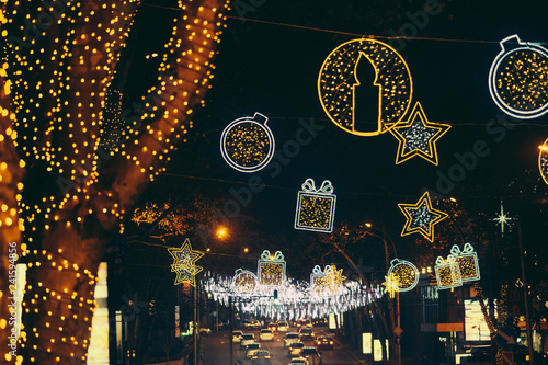 Tbilisi, Georgia. Christmas lights