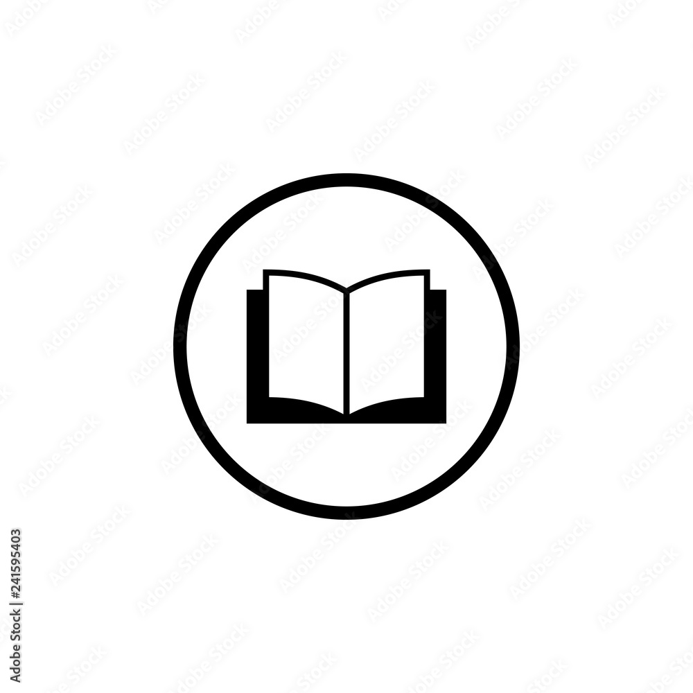 Book icon vector. Book icon isolated Book icon vector. Book icon isolated