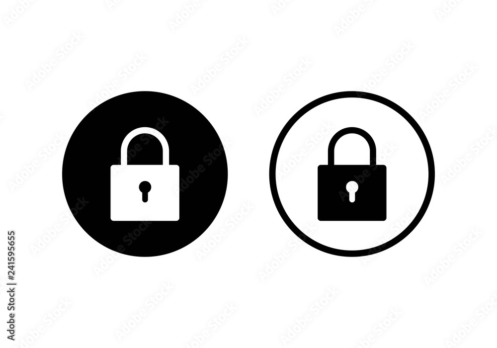 Lock icon vector. Encryption icon. Lock Icon in trendy flat style isolated. Security symbol Lock icon vector. Encryption icon. Lock Icon in trendy flat style isolated. Security symbol