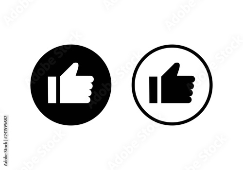 like icon vector. Thumbs up icon. social media icon