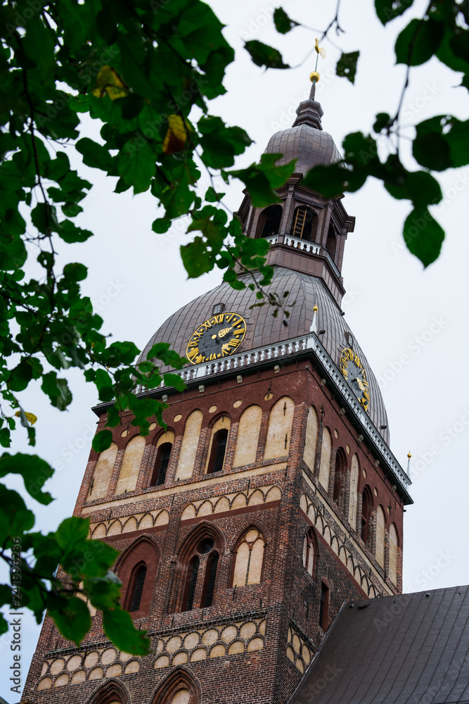 Riga Dome Cathedral Tower (Rigas Doms). Riga, Latvia