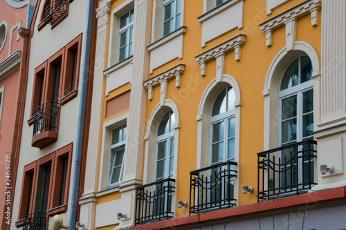 Old building facade in Riga, Latvia.
