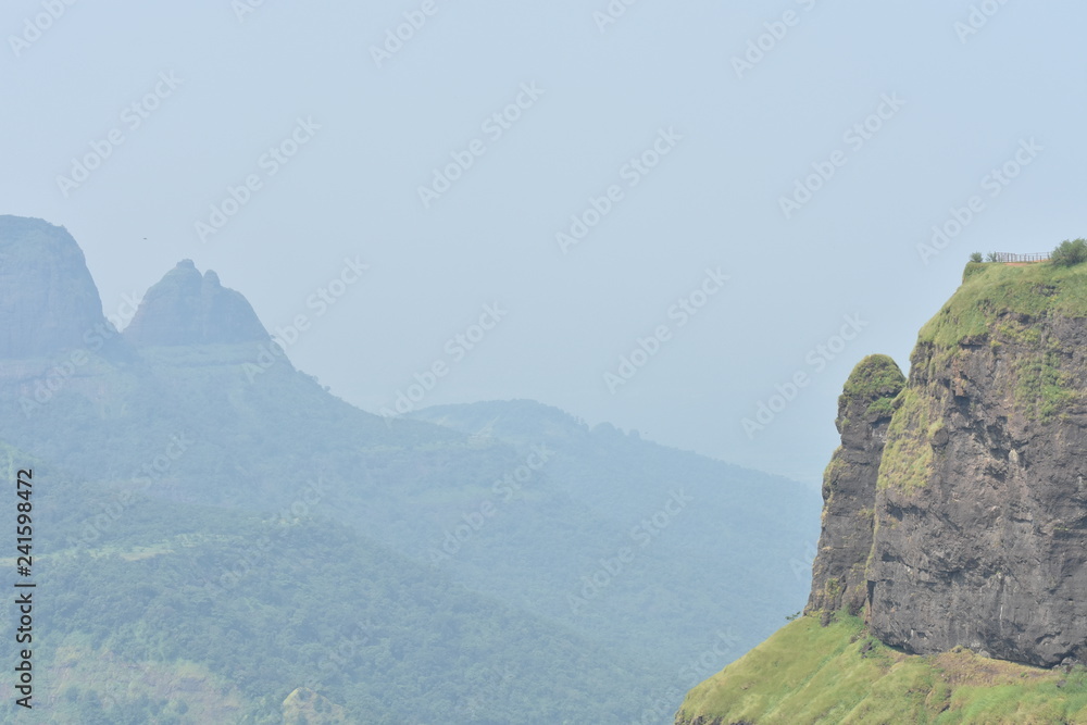 Obraz premium mountains and blue sky