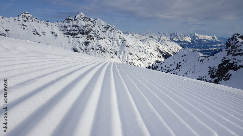 Skiing in Austrian Alps