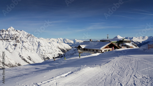 Skiing in Austrain Alps