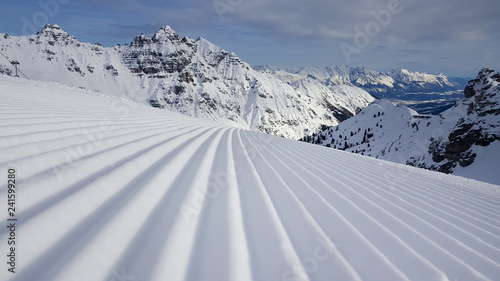 Skiing in Austrian Alps