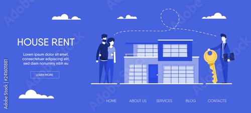 estate agent with young family