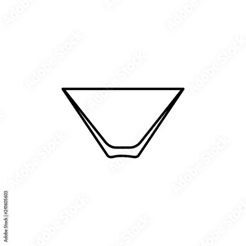 Martini tumbler, glass icon. Can be used for web, logo, mobile app, UI, UX